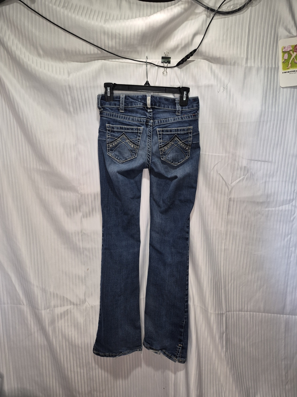 Ariat 25R Women's Blue Bootcut Split Flare Jeans - Picture 4 of 9